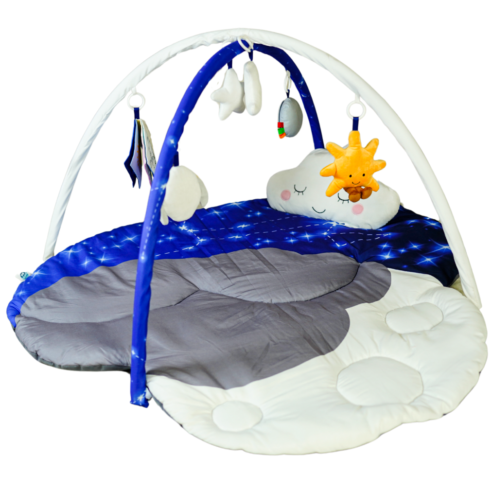 HAPPY TINY TALES Baby Play Mat for Newborn, Baby Gym, Skill Development Baby Play Gym